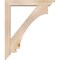 Ekena Millwork Imperial Traditional Smooth Bracket w/ Offset Brace, Douglas Fir, 5 1/2"W x 32"D x 38"H BKT0604X32X38IMP01SDF - alternate 3